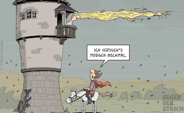 Comic zu Rapunzel